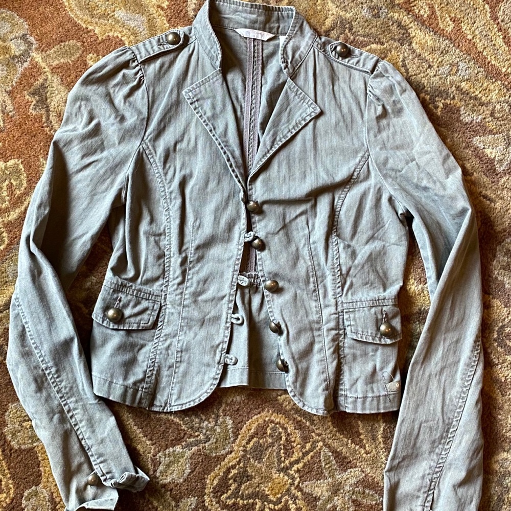 Cute Roxy olive green jacket XS